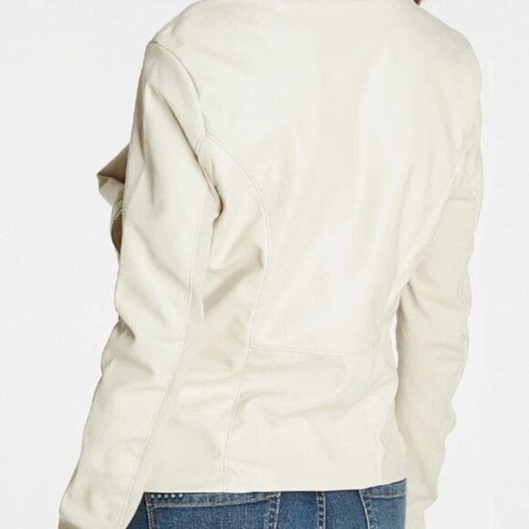 Blank NYC Private Practice Faux‎ Leather Jacket L - Picture 3 of 7